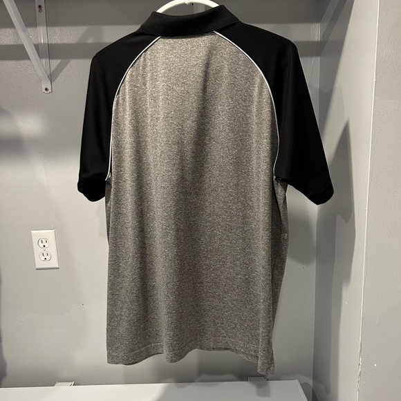 Fila Black/Heather Gray Athletic Polo - Picture 8 of 11